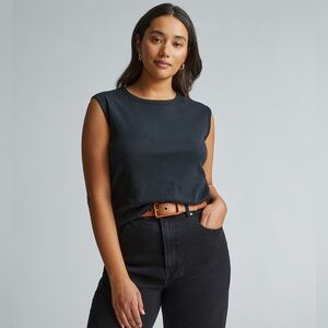 Everlane NWT Air Muscle Tank Black Size XL